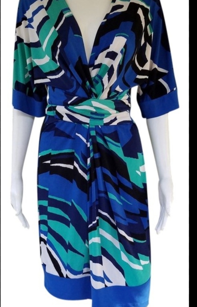 BCBG Max Azria Faux Wrap Dress
